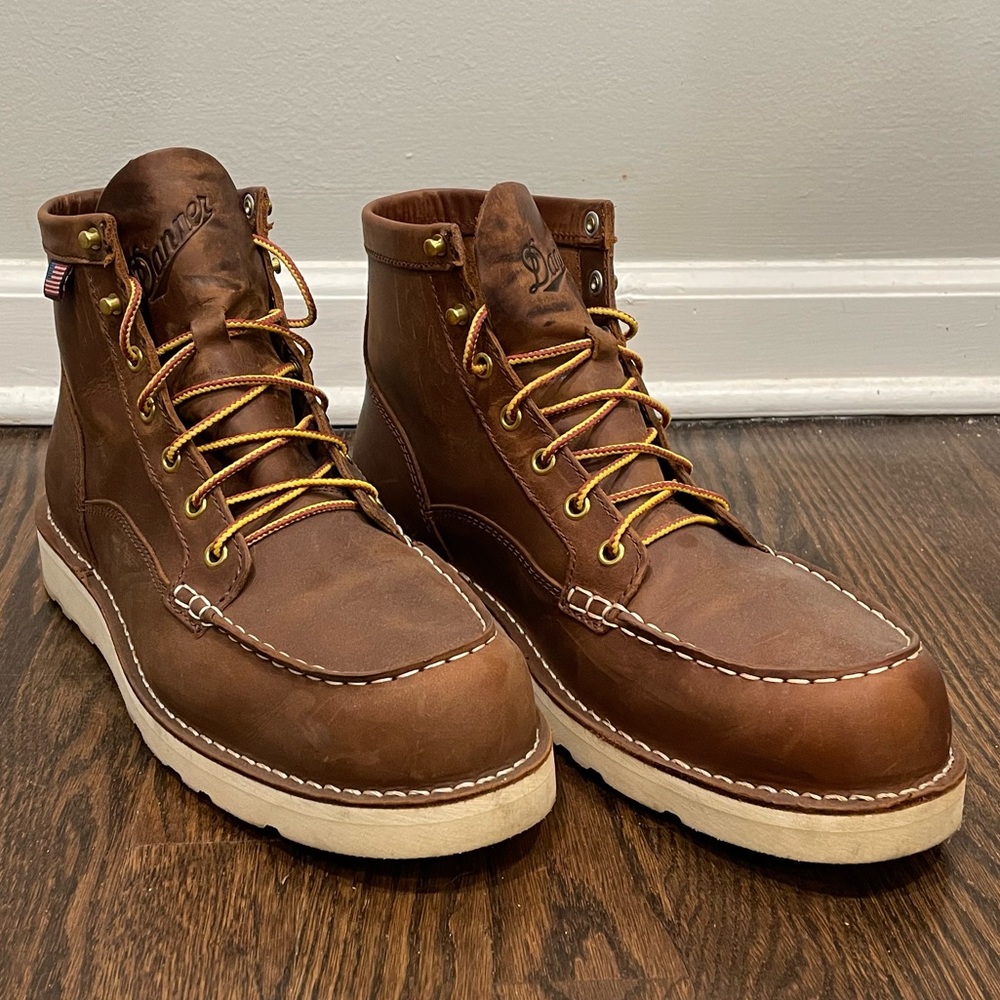 Danner Bull Run Moc Toe 6” Tobacco Boots